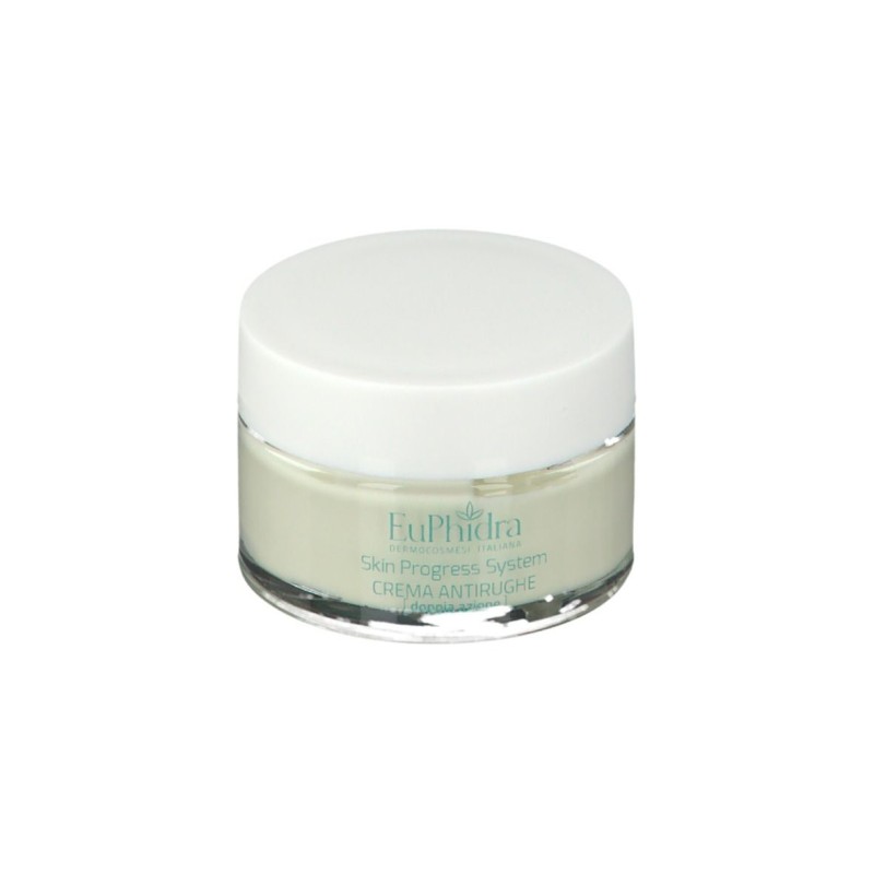 Dettaglio del packaging di Euphidra Skin Crema Antirughe per il Viso 40ml Dettaglio del packaging di Euphidra Skin Crema Antirughe per il Viso 40ml
