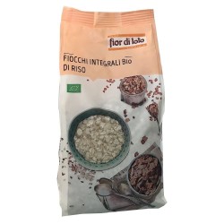 Foto ravvicinata di Fior Di Loto Fiocchi Integrali Di Riso Alimento Biologico 500g Foto ravvicinata di Fior Di Loto Fiocchi Integrali Di Riso Alimento Biologico 500g