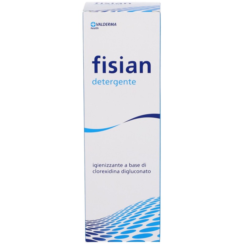 Scatola integra del prodotto Valderma Fisian Detergente con Clorexidina 500ml Scatola integra del prodotto Valderma Fisian Detergente con Clorexidina 500ml