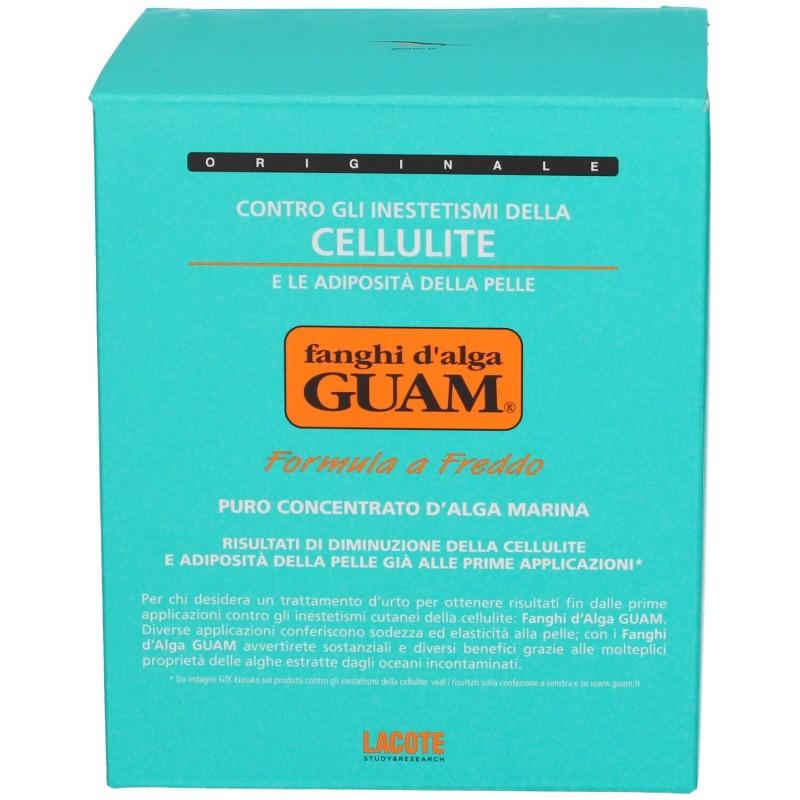 Scatola originale del prodotto Guam Fango Alga Azione A Freddo Anticellulite 1 Kg
