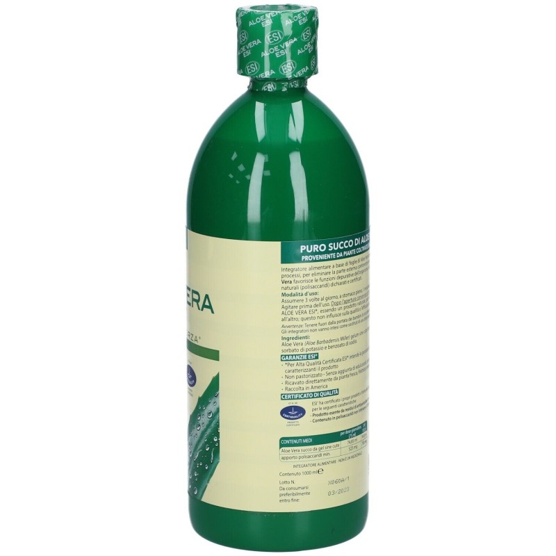 Pack ufficiale del prodotto Esi Aloe Vera Integratore per Depurare l'Organismo 1000ml Pack ufficiale del prodotto Esi Aloe Vera Integratore per Depurare l'Organismo 1000ml