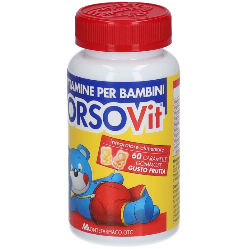 Foto esplicativa di Orsovit Caramelle Gommose con Vitamina C 60 Orsacchiotti Gusto Frutta Foto esplicativa di Orsovit Caramelle Gommose con Vitamina C 60 Orsacchiotti Gusto Frutta
