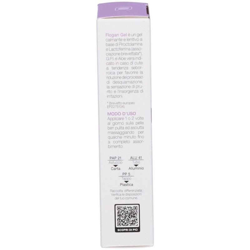 Pack ufficiale del prodotto Flogangel Gel Calmante e Protettivo per Dermatite Seborroica 40ml Pack ufficiale del prodotto Flogangel Gel Calmante e Protettivo per Dermatite Seborroica 40ml