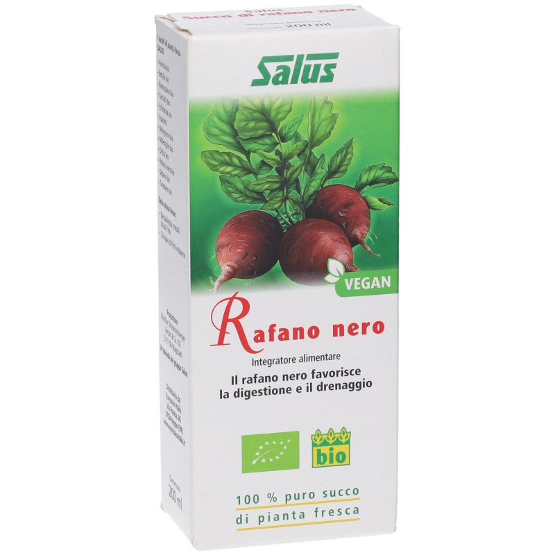Packaging integro del prodotto Salus Rafano Nero Succo Integratore per Intestino 200ml Packaging integro del prodotto Salus Rafano Nero Succo Integratore per Intestino 200ml