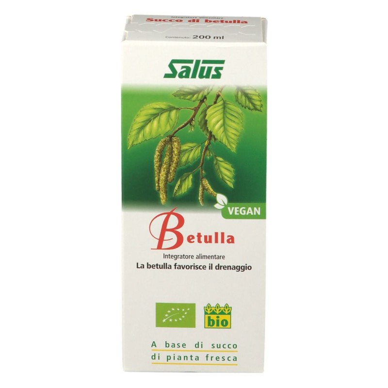 Packaging integro del prodotto Salus Succo di Betulla Bio Integratore per Drenaggio Liquidi 200ml Packaging integro del prodotto Salus Succo di Betulla Bio Integratore per Drenaggio Liquidi 200ml