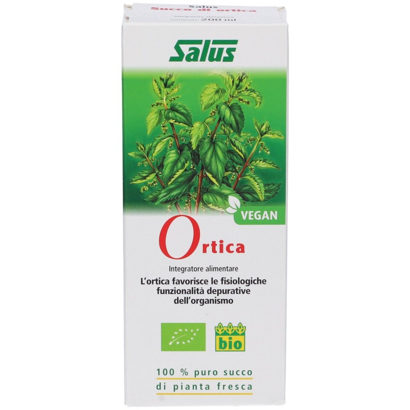Vista del prodotto Salus Succo Di Ortica Bio Integratore Depurativo 200ml Vista del prodotto Salus Succo Di Ortica Bio Integratore Depurativo 200ml