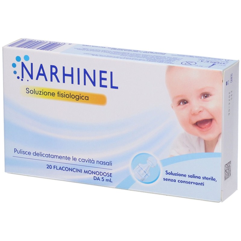 Presentazione grafica di Narhinel Soluzione Fisiologica 20 Flaconcini
