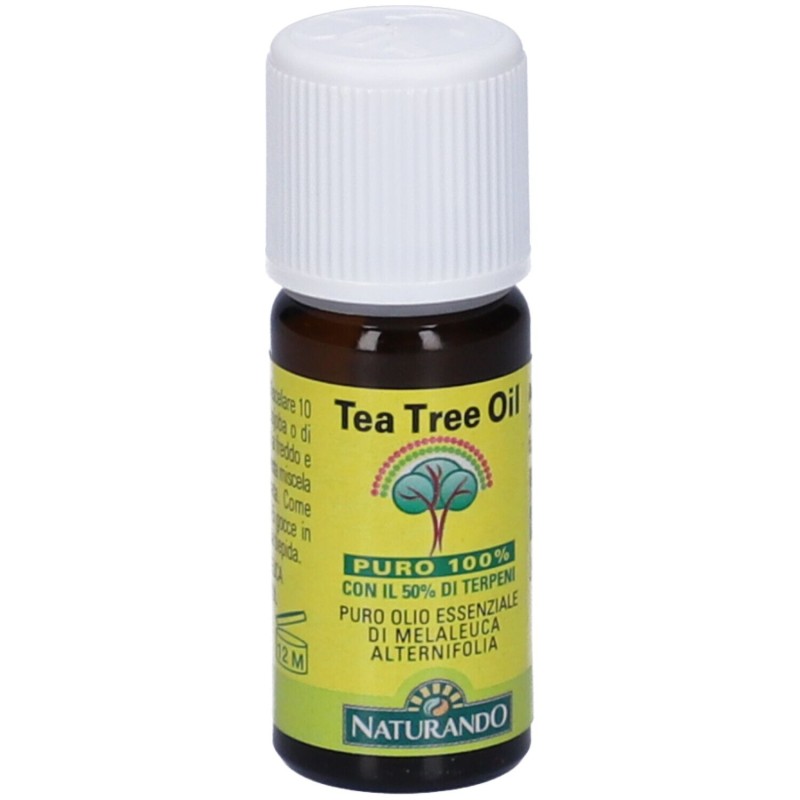 Foto ravvicinata di Naturando Tea Tree Olio Esseziale 10 ml Foto ravvicinata di Naturando Tea Tree Olio Esseziale 10 ml