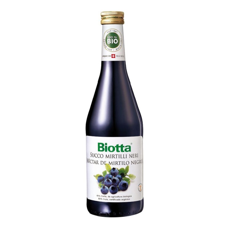 Pack ufficiale del prodotto Biotta Succo Di Mirtillo per Benessere Generale 500ml Pack ufficiale del prodotto Biotta Succo Di Mirtillo per Benessere Generale 500ml