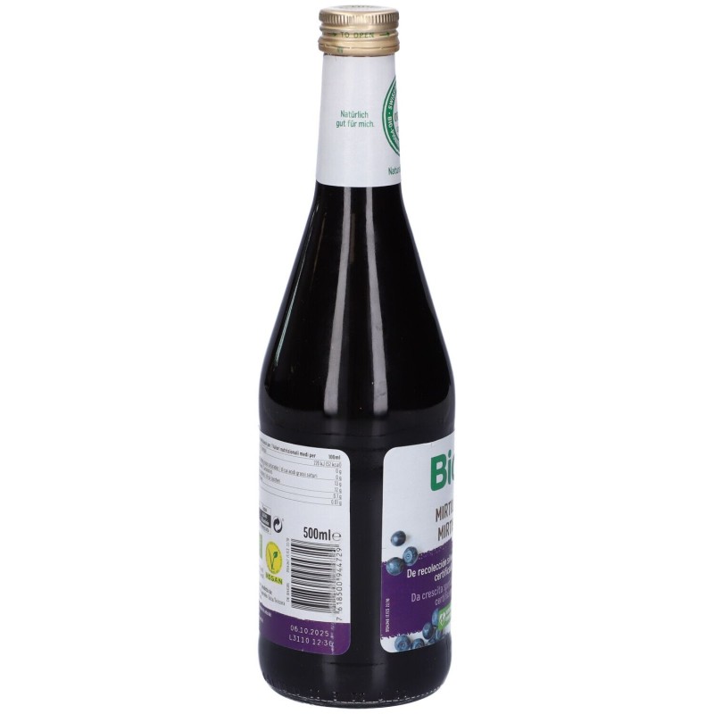 Scatola integra del prodotto Biotta Succo Di Mirtillo per Benessere Generale 500ml Scatola integra del prodotto Biotta Succo Di Mirtillo per Benessere Generale 500ml