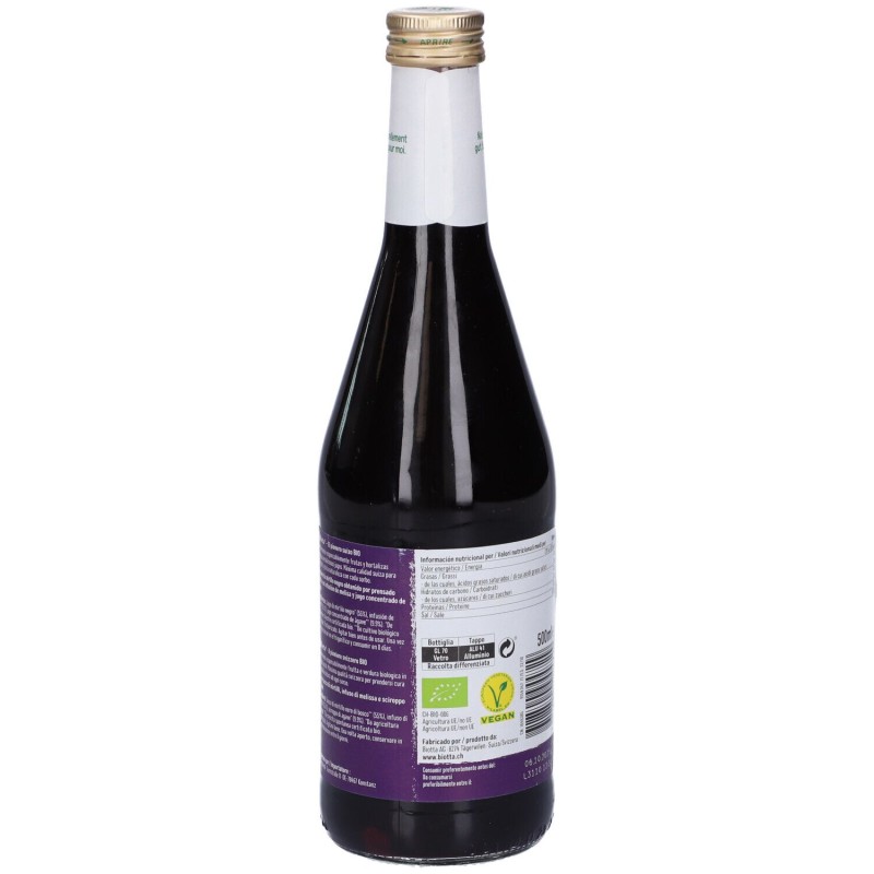Foto esplicativa di Biotta Succo Di Mirtillo per Benessere Generale 500ml Foto esplicativa di Biotta Succo Di Mirtillo per Benessere Generale 500ml