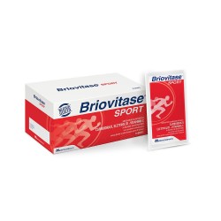 Scatola originale del prodotto Briovitase Sport Integratore Ricostituente Sport e Attività Fisica 10 Bustine