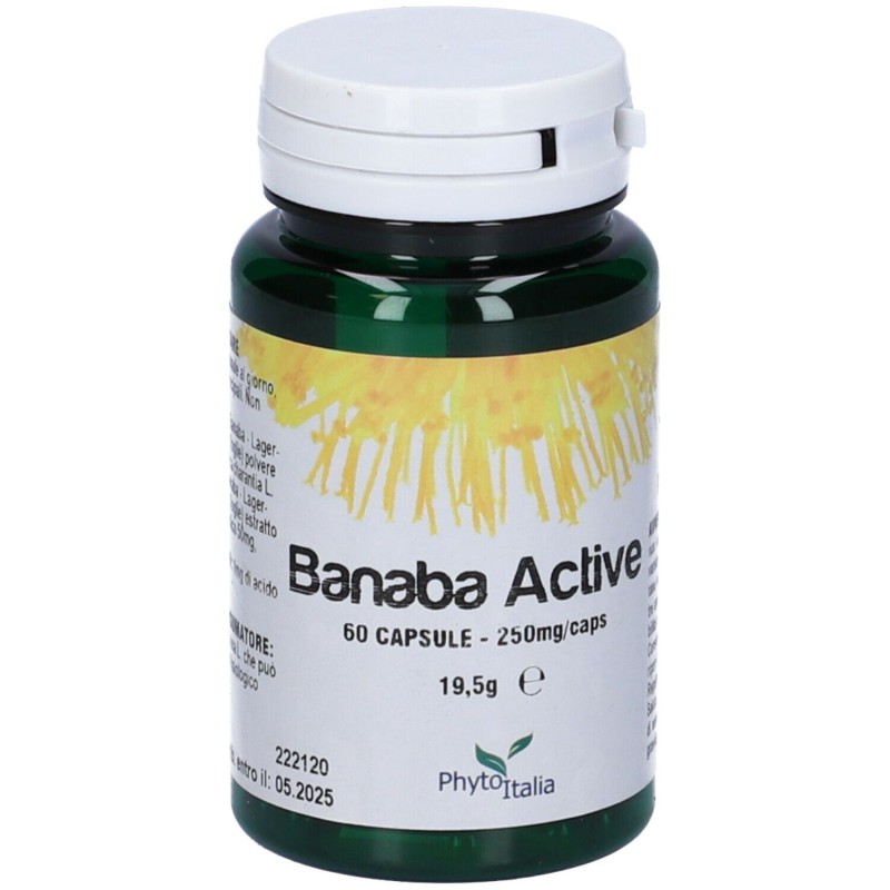 Dettaglio del packaging di Banaba Active per Controllo Glucidi 60 Capsule Dettaglio del packaging di Banaba Active per Controllo Glucidi 60 Capsule