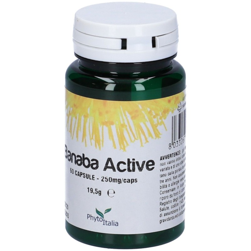 Primo piano di Banaba Active per Controllo Glucidi 60 Capsule Primo piano di Banaba Active per Controllo Glucidi 60 Capsule