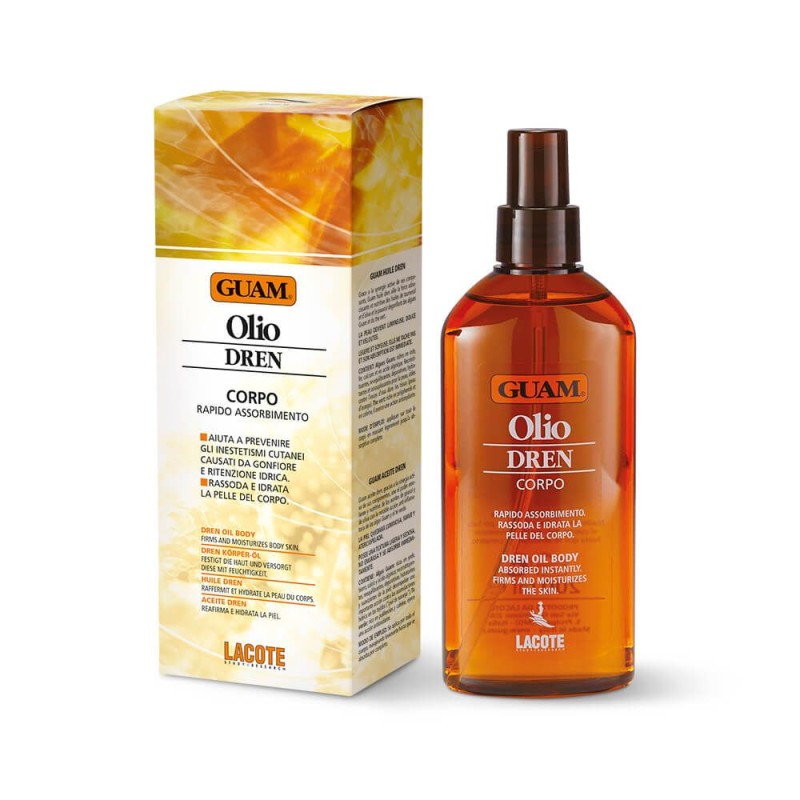 Visualizzazione chiara di Guam Dren Olio Corpo Anticellulite Drenante 200 ml Visualizzazione chiara di Guam Dren Olio Corpo Anticellulite Drenante 200 ml