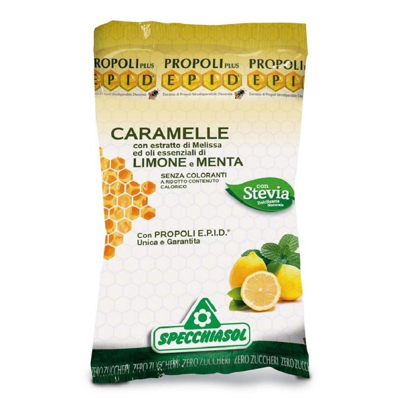 Immagine reale di Specchiasol Epid Caramelle Gola Melissa, Limone e Menta 24 pezzi Immagine reale di Specchiasol Epid Caramelle Gola Melissa, Limone e Menta 24 pezzi
