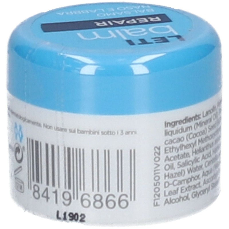Pack ufficiale del prodotto Letibalm Adulti Balsamo Naso e Labbra 10ml Pack ufficiale del prodotto Letibalm Adulti Balsamo Naso e Labbra 10ml