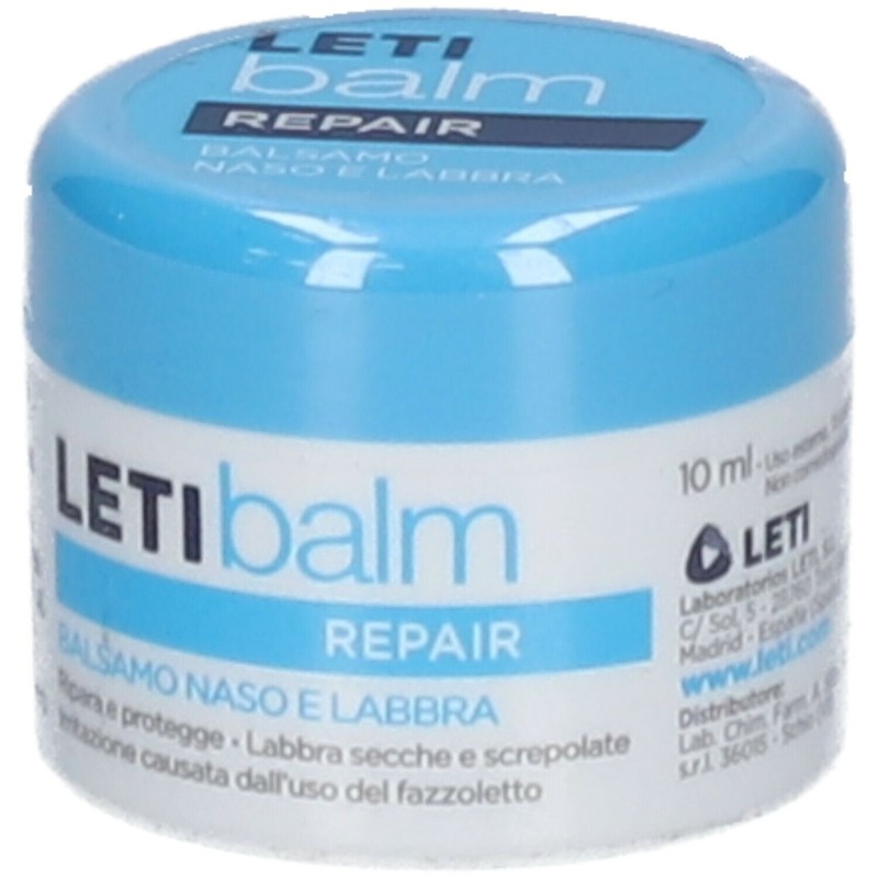 Scatola integra del prodotto Letibalm Adulti Balsamo Naso e Labbra 10ml Scatola integra del prodotto Letibalm Adulti Balsamo Naso e Labbra 10ml