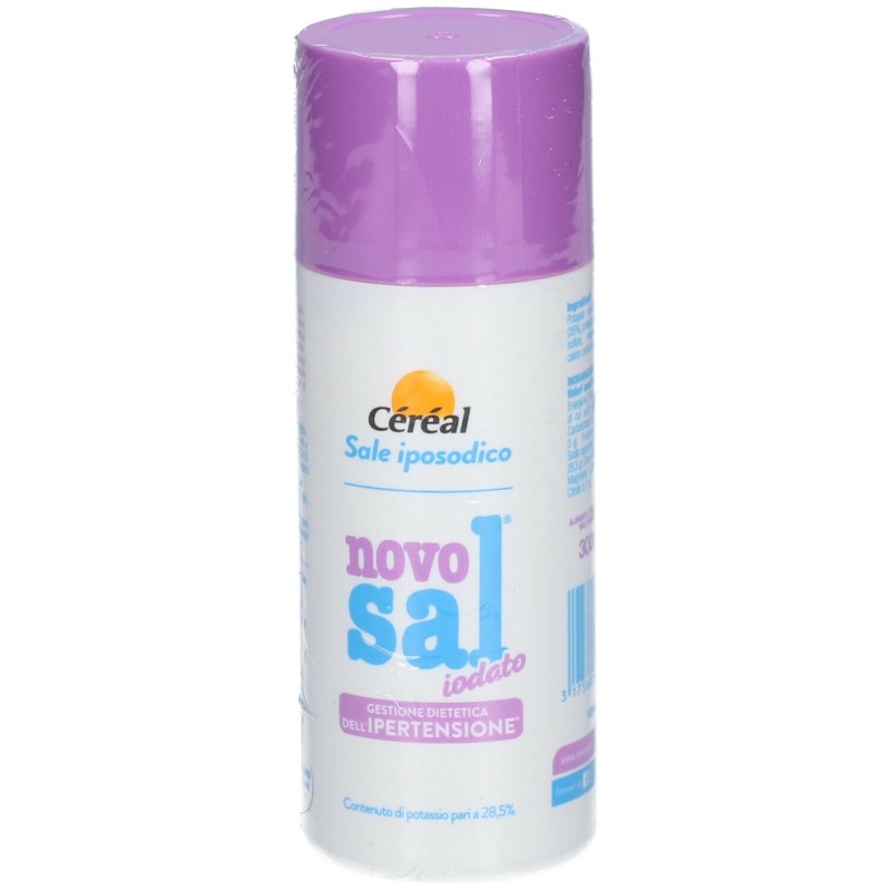 Foto ravvicinata di Novosal Sale Iodato a Basso contenuto di Sodio 300 Gr Foto ravvicinata di Novosal Sale Iodato a Basso contenuto di Sodio 300 Gr