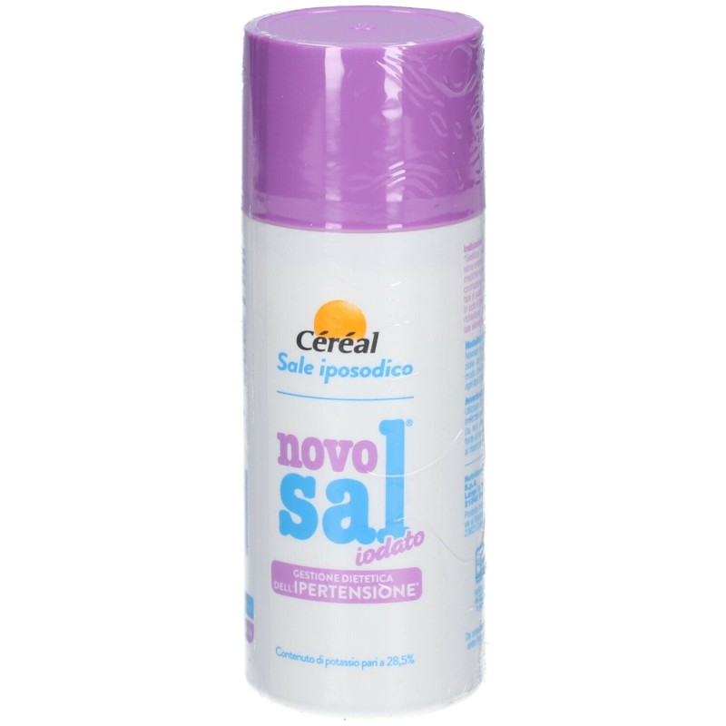 Foto illustrativa del packaging di Novosal Sale Iodato a Basso contenuto di Sodio 300 Gr Foto illustrativa del packaging di Novosal Sale Iodato a Basso contenuto di Sodio 300 Gr