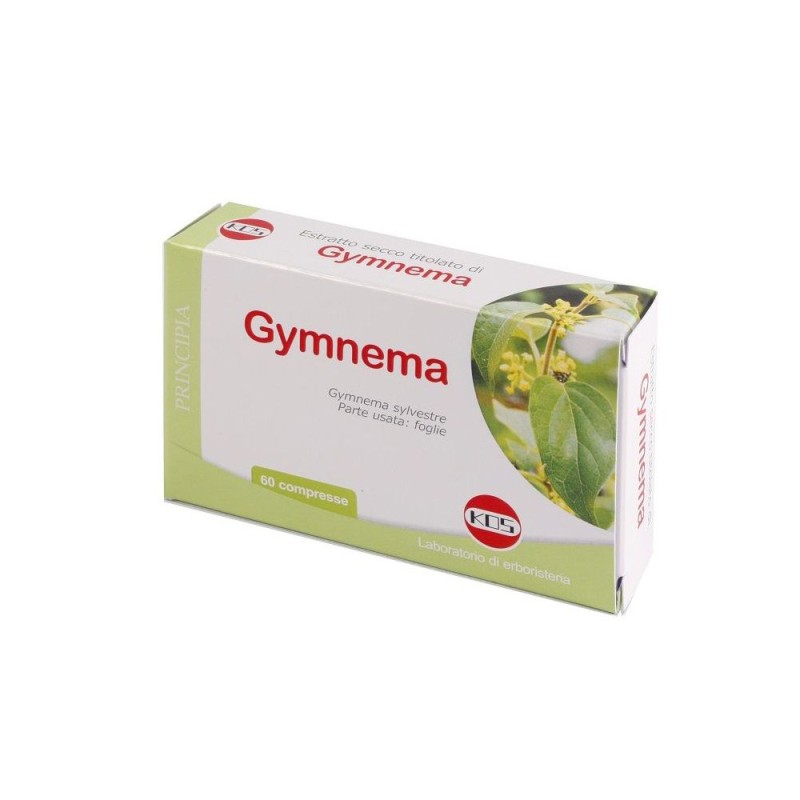 Confezione commerciale diKos Gymnema Integratore per Metabolismo e Controllo della Fame 60 Compresse Confezione commerciale diKos Gymnema Integratore per Metabolismo e Controllo della Fame 60 Compresse