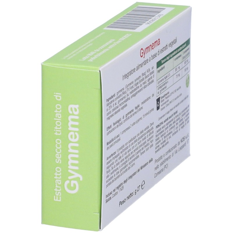 Primo piano di Kos Gymnema Integratore per Metabolismo e Controllo della Fame 60 Compresse Primo piano di Kos Gymnema Integratore per Metabolismo e Controllo della Fame 60 Compresse
