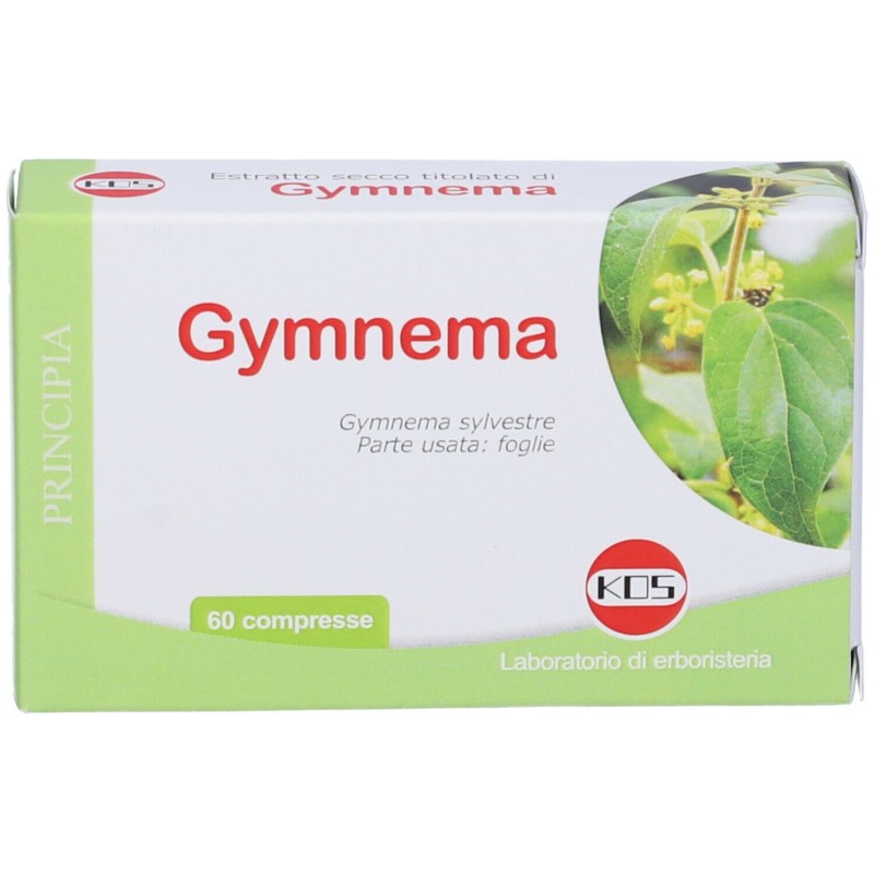 Vista del prodotto Kos Gymnema Integratore per Metabolismo e Controllo della Fame 60 Compresse Vista del prodotto Kos Gymnema Integratore per Metabolismo e Controllo della Fame 60 Compresse