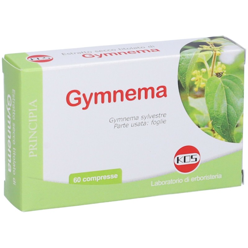 Presentazione grafica di Kos Gymnema Integratore per Metabolismo e Controllo della Fame 60 Compresse Presentazione grafica di Kos Gymnema Integratore per Metabolismo e Controllo della Fame 60 Compresse