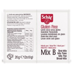 Packaging del prodotto Schar Lievito Secco Senza Glutine 2 Bustine Da 10g Packaging del prodotto Schar Lievito Secco Senza Glutine 2 Bustine Da 10g