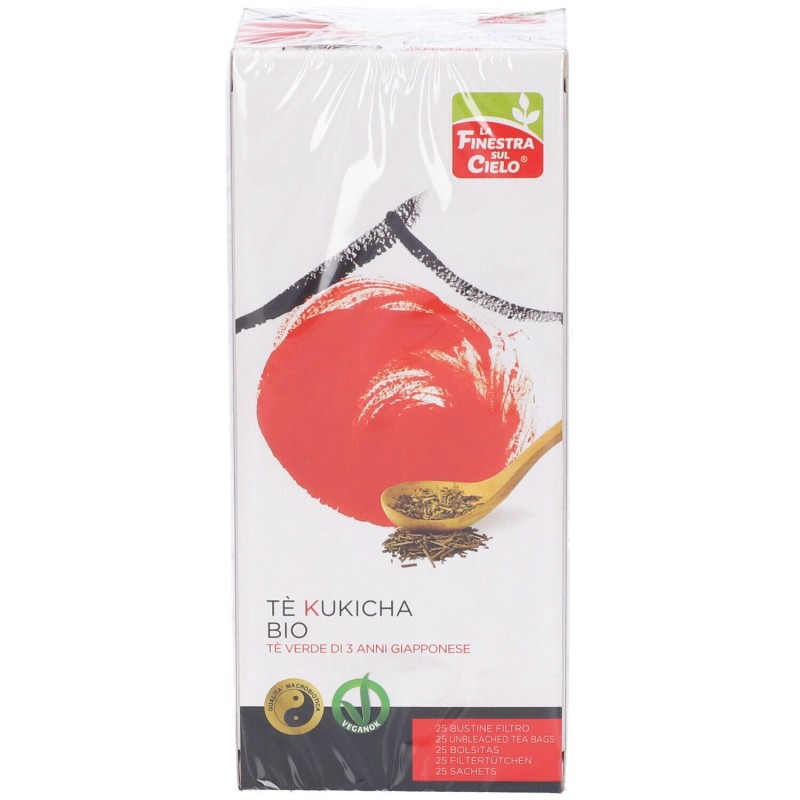 Pack ufficiale del prodotto TÈ KUKICHA BIO per Riduzione Teina 25 Bustine Filtro 42 g Pack ufficiale del prodotto TÈ KUKICHA BIO per Riduzione Teina 25 Bustine Filtro 42 g
