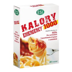 Foto illustrativa del packaging di Esi Kalory Emergency 1000 Integratore per il Controllo del Peso 24 Ovalette Foto illustrativa del packaging di Esi Kalory Emergency 1000 Integratore per il Controllo del Peso 24 Ovalette