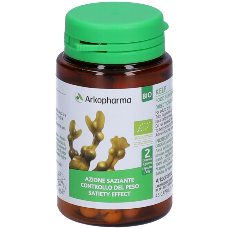 Scatola originale del prodotto Arkocapsule Fucus Integratore per Controllo del Peso 45 Capsule Scatola originale del prodotto Arkocapsule Fucus Integratore per Controllo del Peso 45 Capsule