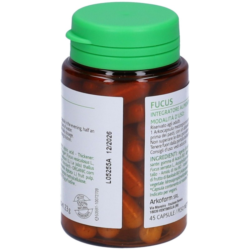 Foto ravvicinata di Arkocapsule Fucus Integratore per Controllo del Peso 45 Capsule Foto ravvicinata di Arkocapsule Fucus Integratore per Controllo del Peso 45 Capsule