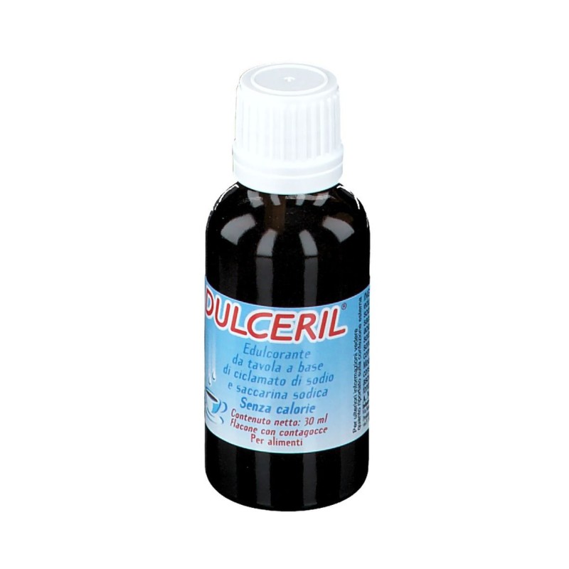 Vista del prodotto Dulceril Gocce per Dolcificare Senza Calorie 30ml Vista del prodotto Dulceril Gocce per Dolcificare Senza Calorie 30ml
