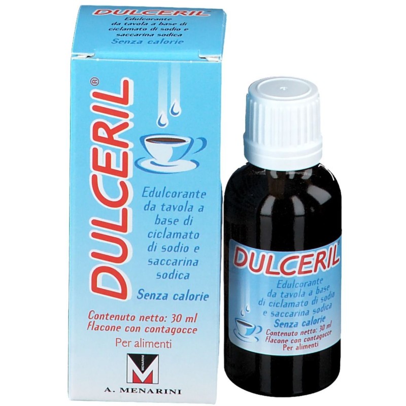Presentazione grafica di Dulceril Gocce per Dolcificare Senza Calorie 30ml Presentazione grafica di Dulceril Gocce per Dolcificare Senza Calorie 30ml