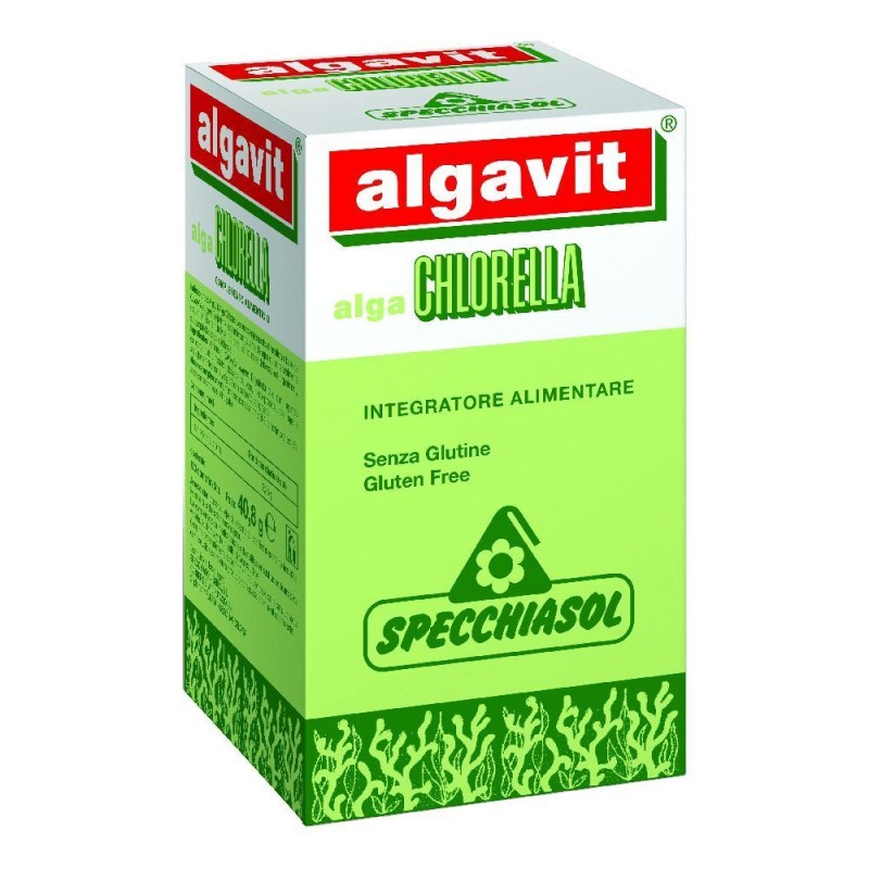 Foto esplicativa di Specchiasol Algavit Chlorella Integratore 120 Tavolette Foto esplicativa di Specchiasol Algavit Chlorella Integratore 120 Tavolette