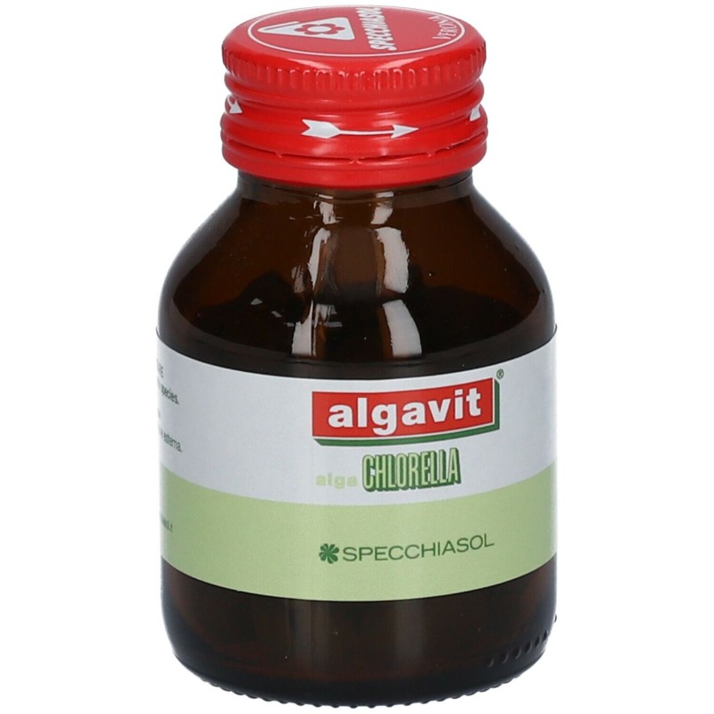 Confezione commerciale diSpecchiasol Algavit Chlorella Integratore 120 Tavolette Confezione commerciale diSpecchiasol Algavit Chlorella Integratore 120 Tavolette