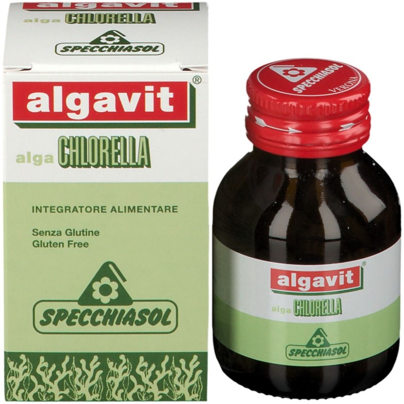 Foto illustrativa del packaging di Specchiasol Algavit Chlorella Integratore 120 Tavolette Foto illustrativa del packaging di Specchiasol Algavit Chlorella Integratore 120 Tavolette