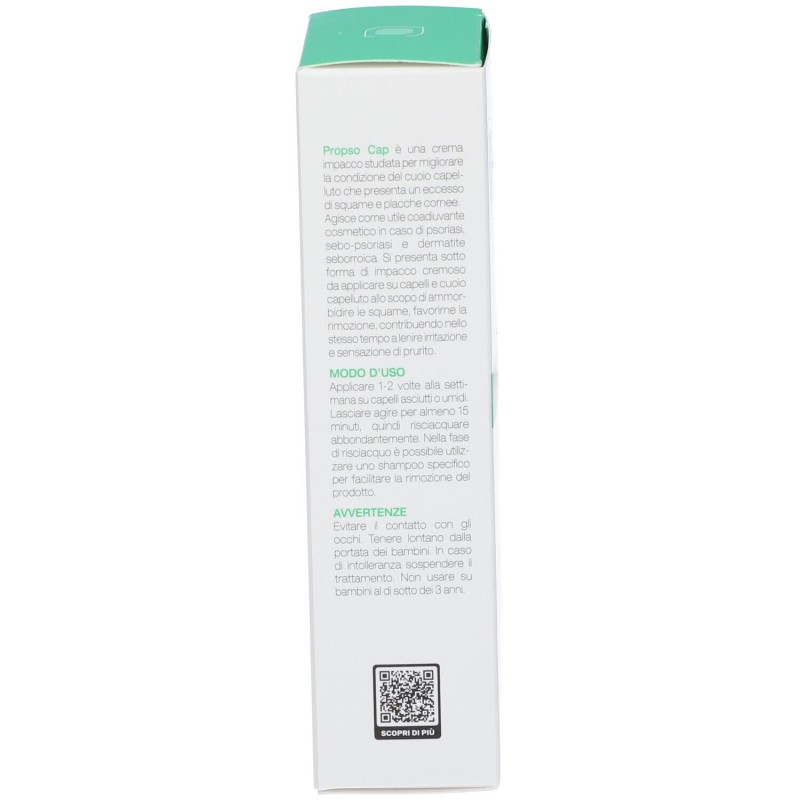 Scatola originale del prodotto Propso Cap Crema Impacco Per Cuoio Capelluto 150ml Scatola originale del prodotto Propso Cap Crema Impacco Per Cuoio Capelluto 150ml
