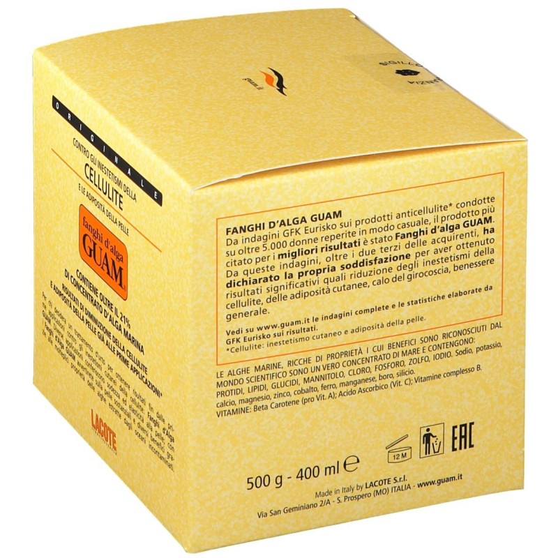 Aspetto del prodotto Guam Fango Alga Anticellulite 500 grammi