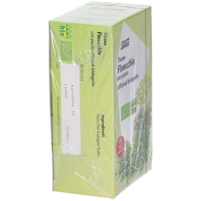 Scatola integra del prodotto Salus Finocchio Tisana Bio per Benessere Intestino 15 Filtri Scatola integra del prodotto Salus Finocchio Tisana Bio per Benessere Intestino 15 Filtri