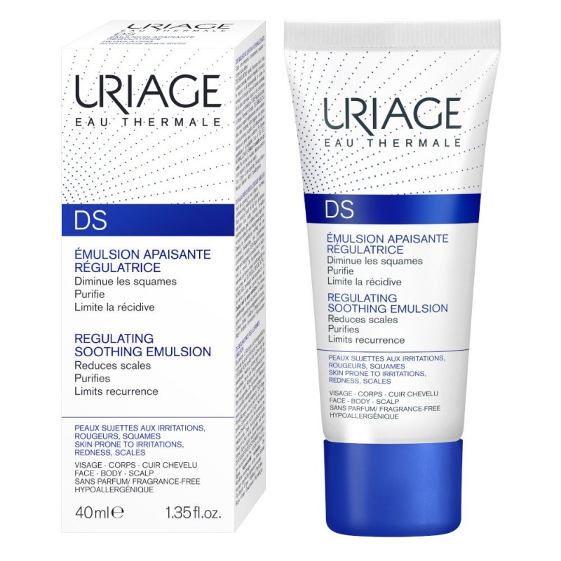 Confezione commerciale diUriage Ds Emulsione per Irritazioni e Desquamazione 40ml Confezione commerciale diUriage Ds Emulsione per Irritazioni e Desquamazione 40ml
