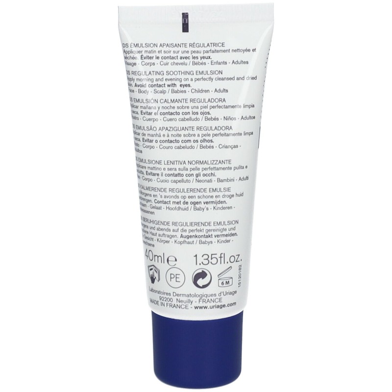 Immagine reale di Uriage Ds Emulsione per Irritazioni e Desquamazione 40ml Immagine reale di Uriage Ds Emulsione per Irritazioni e Desquamazione 40ml