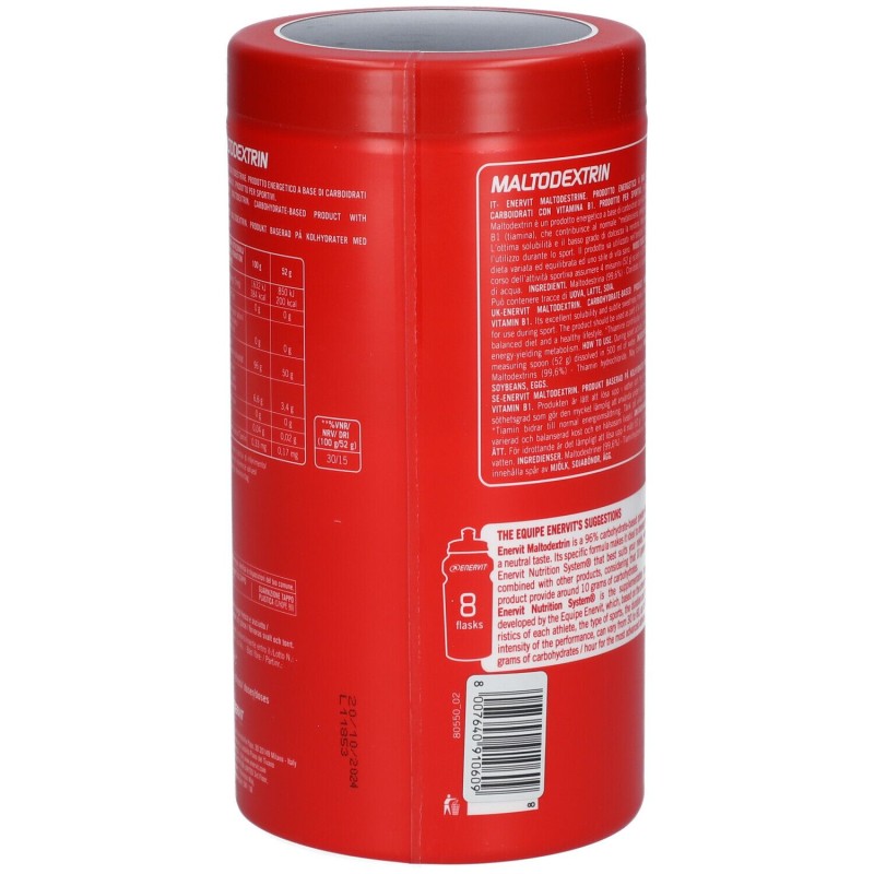 Confezione sigillata di Enervit Maltodestrine Sport Integratore Carboidrati 450 Gr Confezione sigillata di Enervit Maltodestrine Sport Integratore Carboidrati 450 Gr