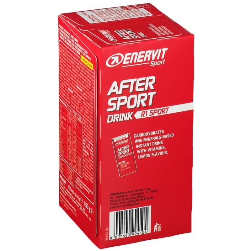 Scatola originale del prodotto Enervit R1 Sport Bevanda Energetica 10 Buste 15 Gr Scatola originale del prodotto Enervit R1 Sport Bevanda Energetica 10 Buste 15 Gr