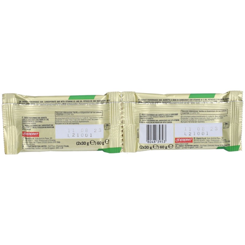 Scatola integra del prodotto Enervit Sport Protein Barretta Energetica Mela 60 Gr Scatola integra del prodotto Enervit Sport Protein Barretta Energetica Mela 60 Gr