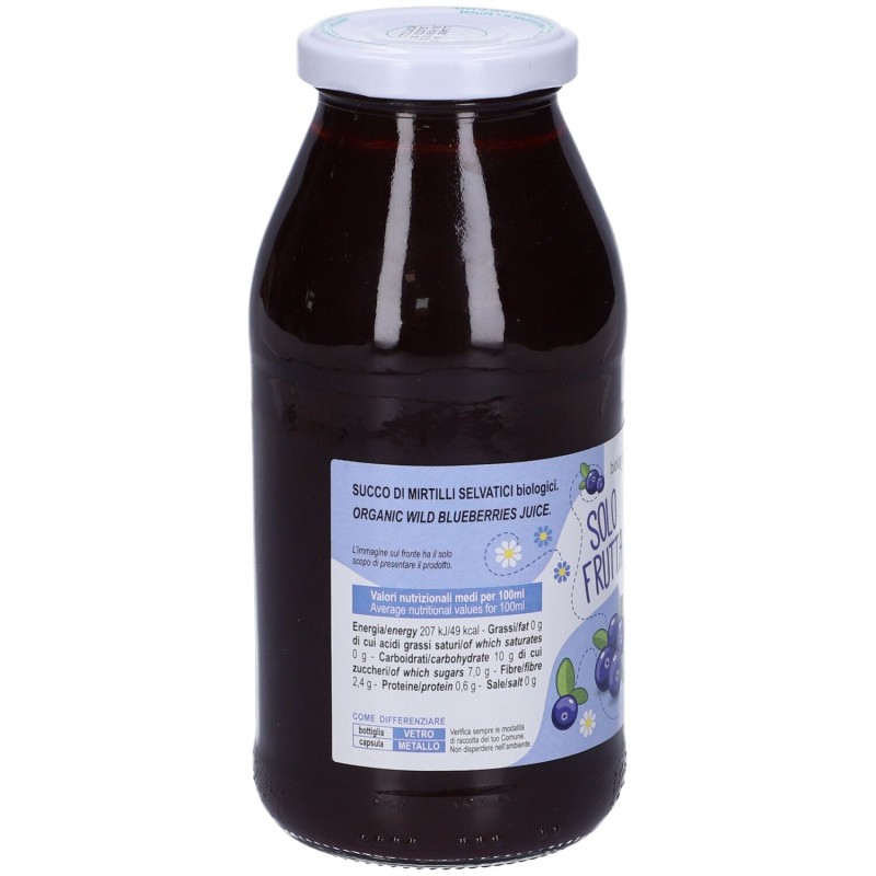 Packaging integro del prodotto Succo Puro Mirtilli Selvatici per Benessere Naturale 500 Ml Packaging integro del prodotto Succo Puro Mirtilli Selvatici per Benessere Naturale 500 Ml