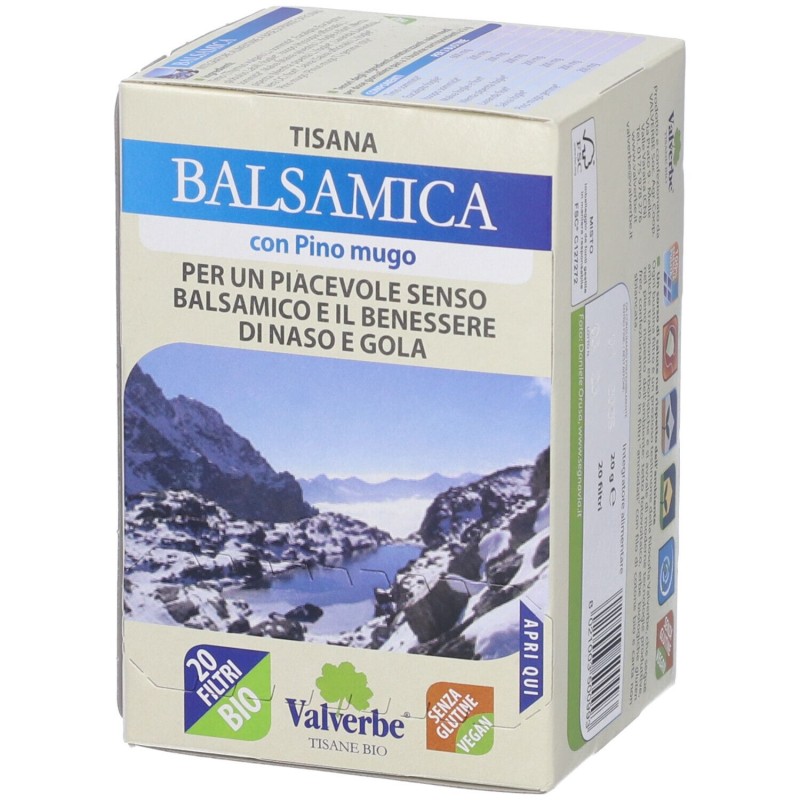 Visualizzazione chiara di Tisana Balsamica Valverbe per Vie Respiratorie 20 g Bustine Monodose Visualizzazione chiara di Tisana Balsamica Valverbe per Vie Respiratorie 20 g Bustine Monodose