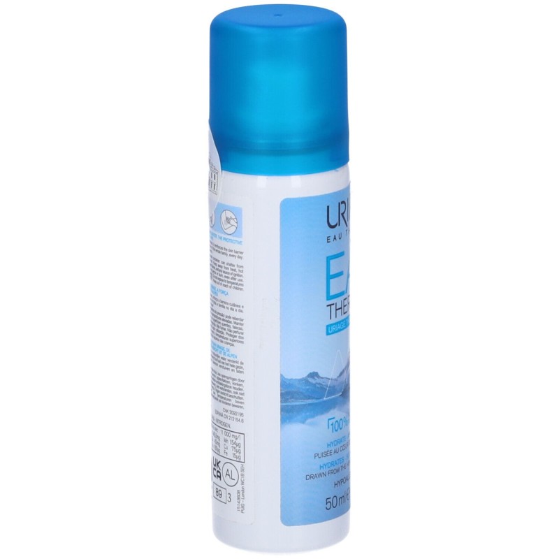 Foto ravvicinata di Eau Thermale Uriage per Idratazione e Sollievo Spray da 50ml Foto ravvicinata di Eau Thermale Uriage per Idratazione e Sollievo Spray da 50ml