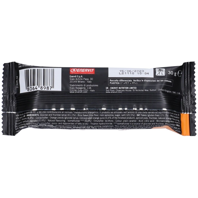 Packaging del prodotto Enervit Power Sport Competition Barrette Arancia 30 Gr Packaging del prodotto Enervit Power Sport Competition Barrette Arancia 30 Gr